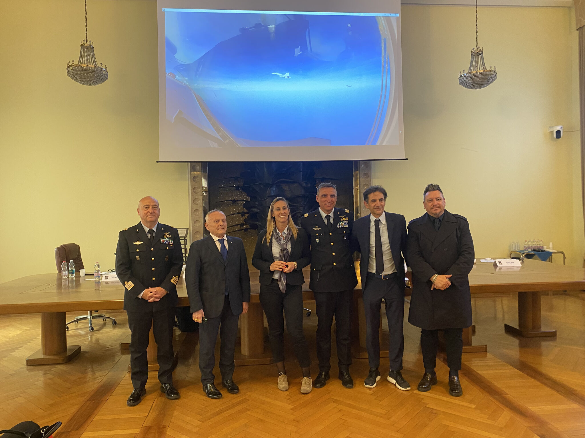 MARCO SANTARELLI ALL’AERONAUTICA MILITARE DI MILANO